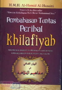 Pembahasan tuntas perihal khilafiyah / al Hamis al Husiani